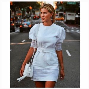 Rebecca Minkoff white Georgina dress size M